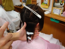 施術中