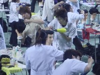 我妻競技中