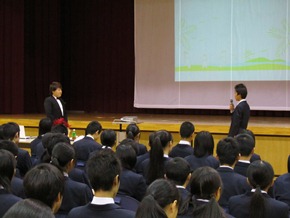 生徒代表挨拶