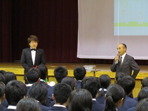 PTA会長さんから挨拶