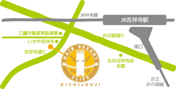 吉祥寺店地図
